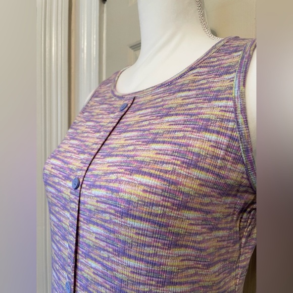 Target Art Class Yellow and Purple Sleeveless Knee-Length Dress Women’s XXL (18) - Picture 4 of 6